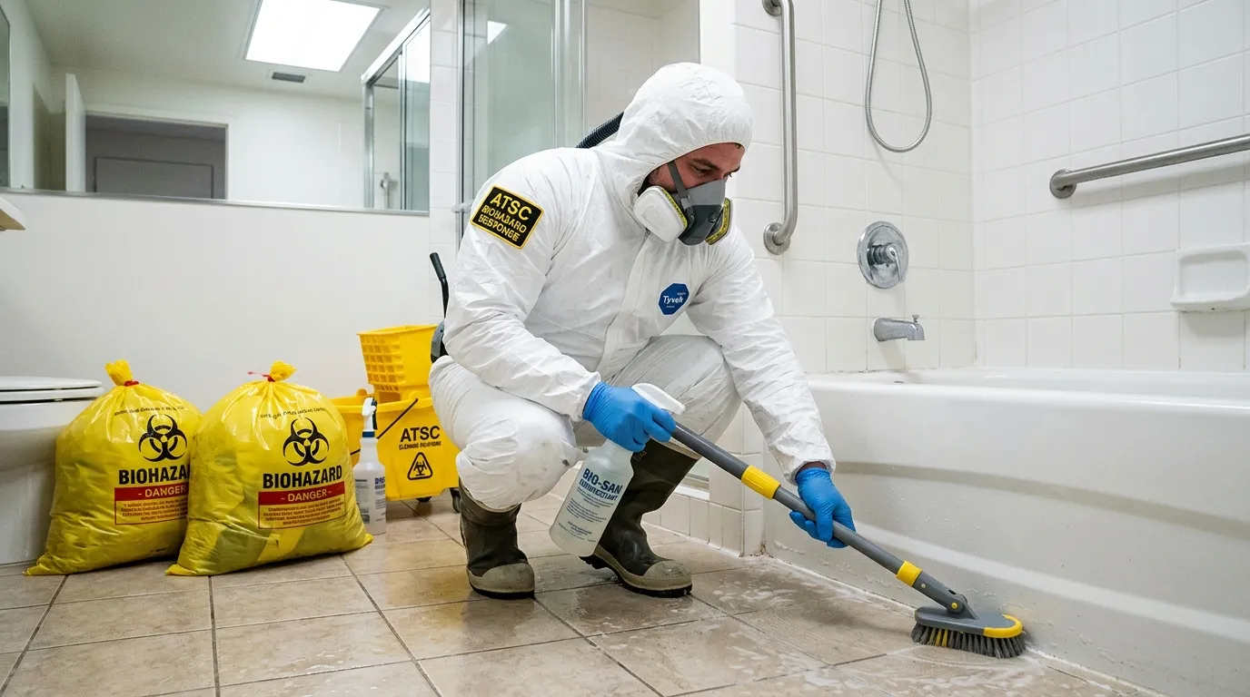 Decontamination equipment deployed for Blood Cleanup in New Berlin